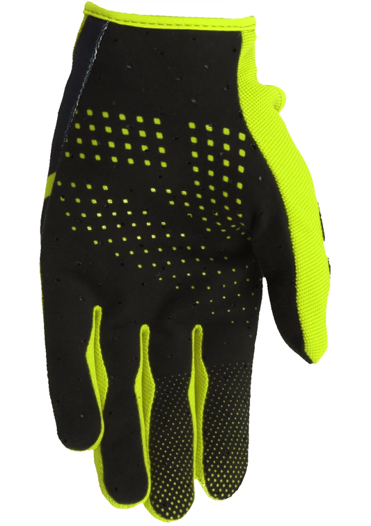 FXR Clutch Strap MX Glove Hi Vis-Black
