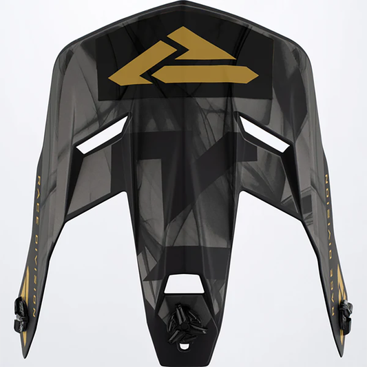 FXR Clutch Smoke Helmet Replacement Peak