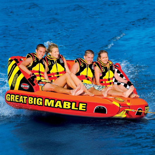 Sportsstuff 53-2218 Great Big Mable Inflatable Quadruple Rider Towable