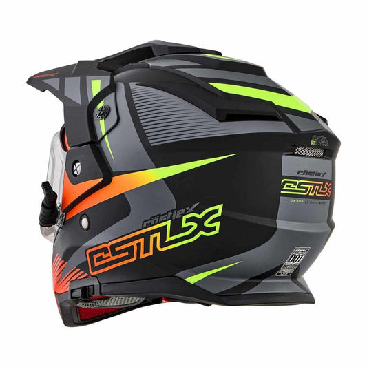 Castle X CX200 Trek Dual Sport Helmet with Electric Dual Lens Shield