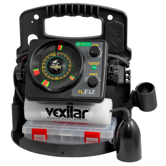 Vexilar FLX 12 w/ 12 Degree Ice Ducer - Ice Pro Pack