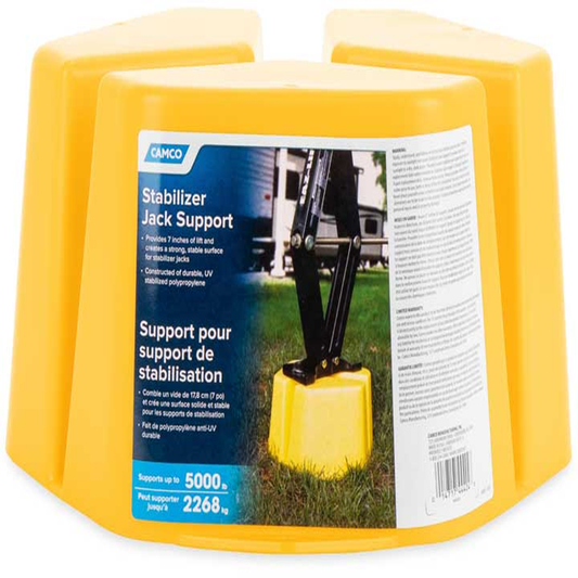 Camco Stabilizer Jack Support jackyellow