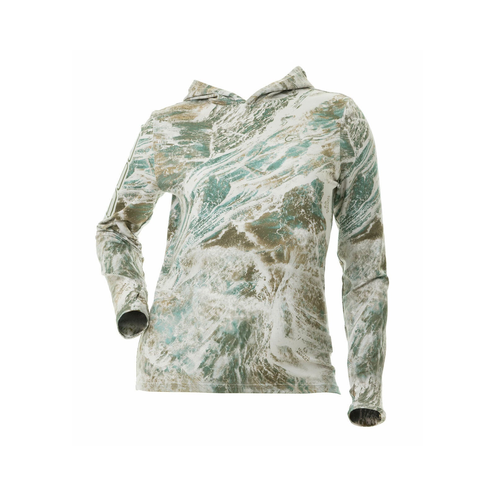 DSG Women's Juniper Hooded Shirt-Key West Realtree® Aspect Camo