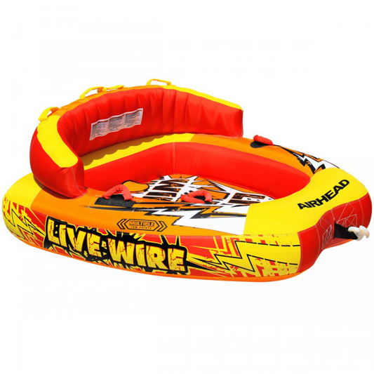 Airhead AHLW-2 Live Wire Inflatable Double Rider Towable