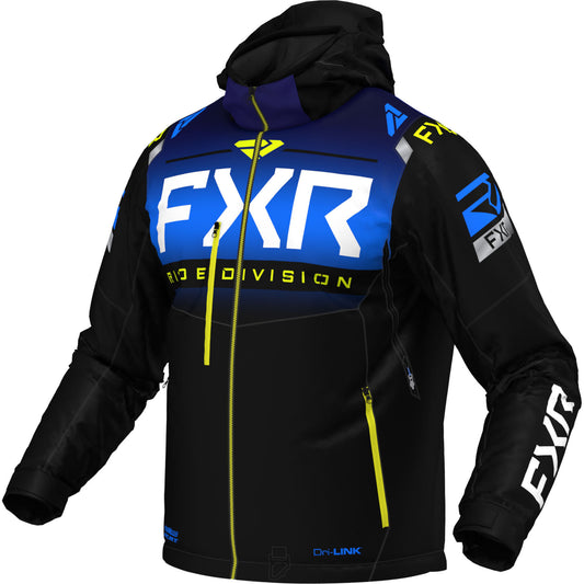 FXR Helium X Jacket Black-Blue-Hi Vis