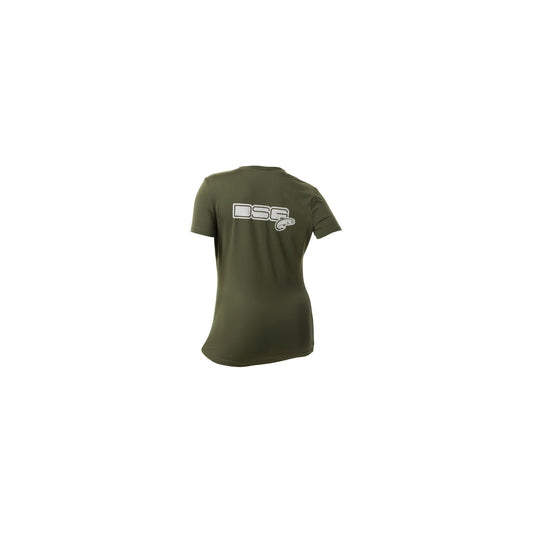 DSG Women's Fitted Short Sleeve UPF T-Shirt - OLIVE