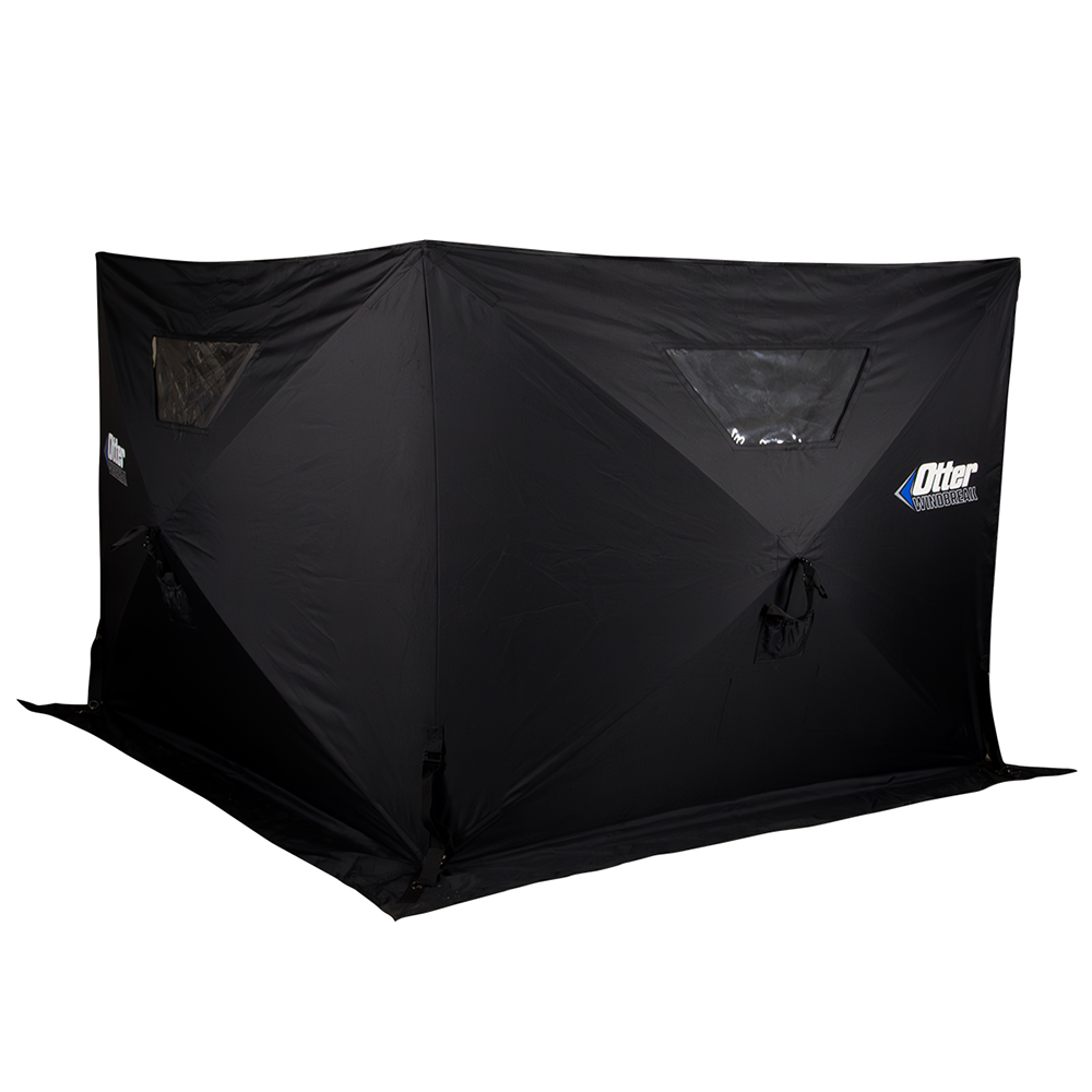 Otter Windbreak V-Hub Portable Ice Shelter – Up North Sports