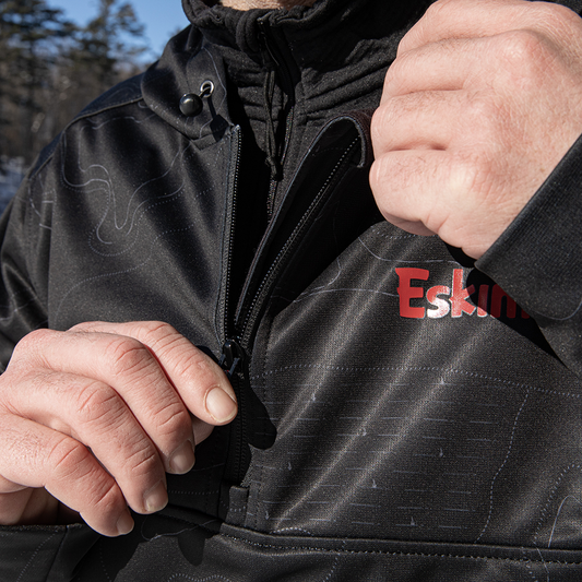 Eskimo Shanty Boss Hoodie - Topo Black Topo Black Zipper