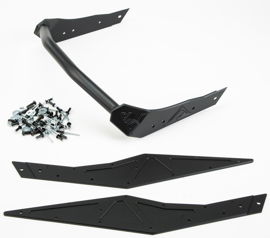 Skinz Polaris RMK Rear Black Bumper AXYS With 7" Tunnel Cut 155" - PRBTC150-FBK