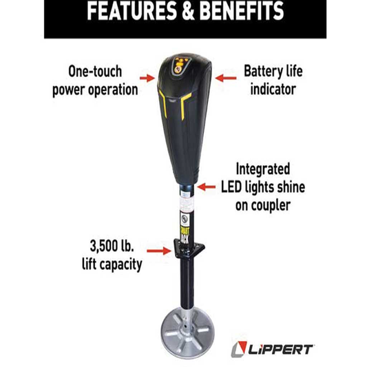 Lippert Smart Jack 3500 lb Electric Tongue Jack smartjack2