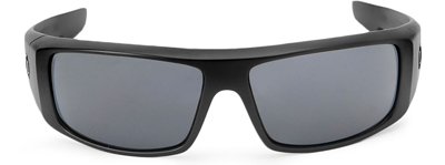 SPY LOGAN Sunglasses - MATTE BLACK - GRAY Lens