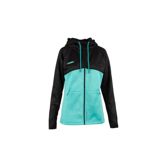 509 Women's Tech Zip Hoodie Black/Teal
