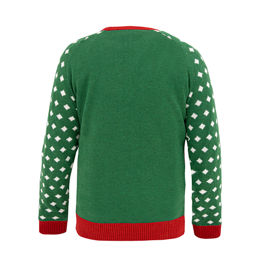 Eskimo Ugly Fishmas Sweater Fishmas Back