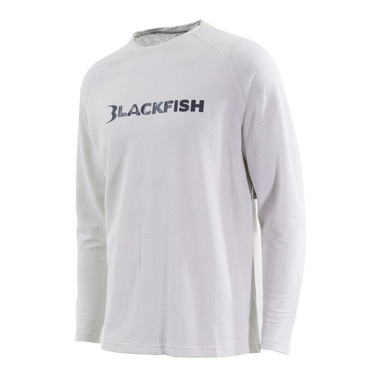 BlackFish CoolCharge UPF Angler Long Sleeve - White