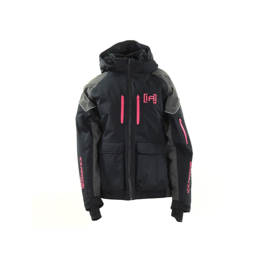 Ice Armor Women's Rise Float Parka - Black/Charcoal/Fuchsia