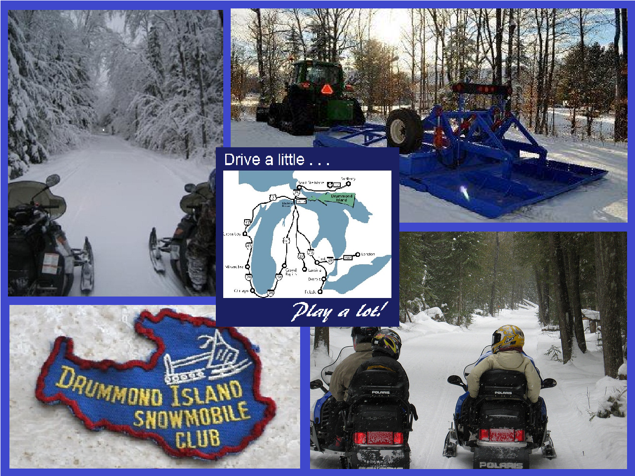 Drummond Island Snowmobiling