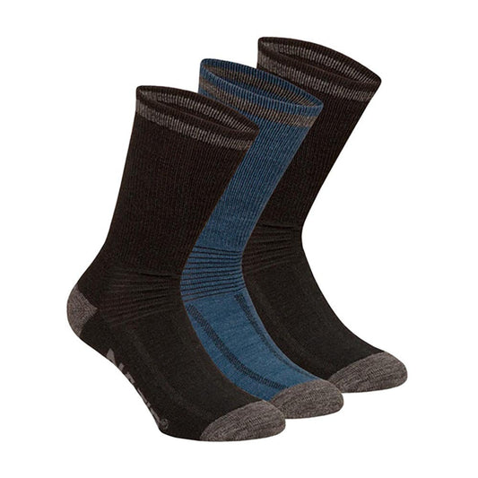  Nat's Men's Merino Wool Work Socks - 3 Pair