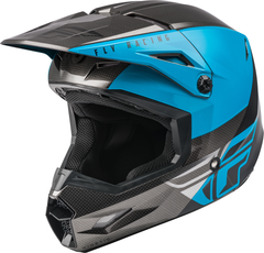 [Color:::Blue-Grey-Black] Fly Kinetic Straight Edge Helmet