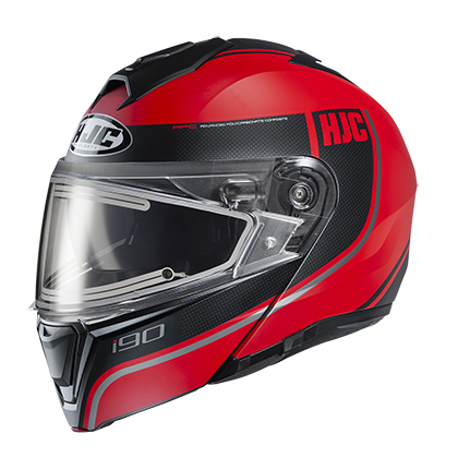 HJC i90SN Modular Davan Helmet w/Electric Lens Shield MC1SF