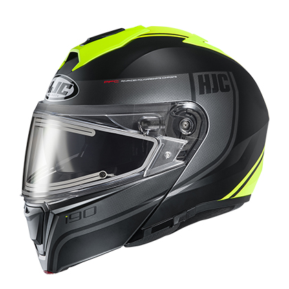 HJC i90SN Modular Davan Helmet w/Electric Lens Shield MC3HSF