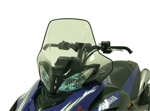Powermadd Cobra Yamaha Apex, Tall (18.5"), Clear with black fade - 15640