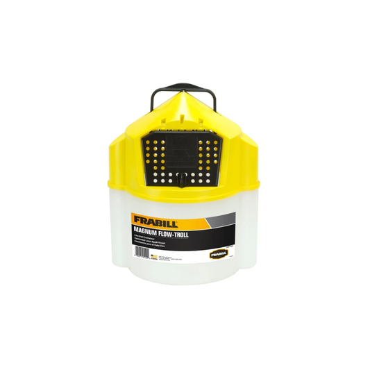 Frabill Magnum Flow Troll Bait Bucket 10 Quart 10qt