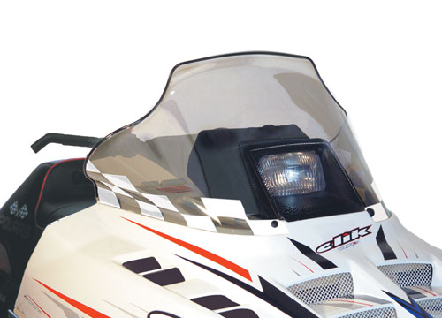 Powermadd Cobra Polaris Indy, Mid (14.5"), Tint with white checks - 11133