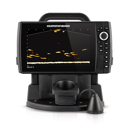 Humminbird Ice Helix 9 MSI + GPS Mega Live Bundle
