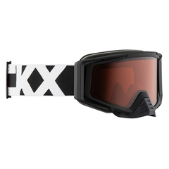 [Color:::Black Band - Black Frame - Amber Lens] CKX Holeshot Double Lens Goggle