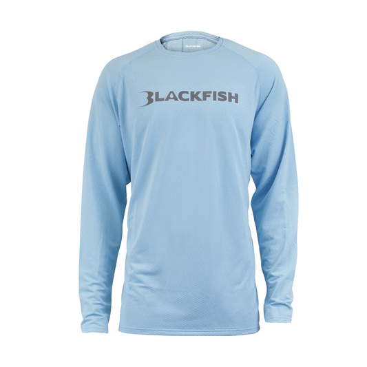 BlackFish UPF Angler Long Sleeve - Light Blue
