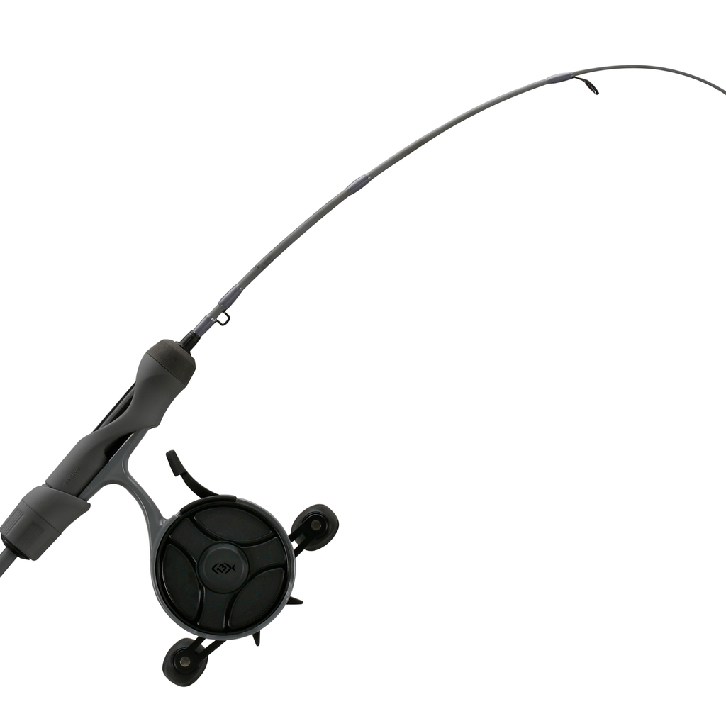13 fishing freefall ghost radioactive pickle reel lh Stealth Ice Combo Model:STZSVLT100XXHL FS Dobyns and Megabass Telescopic Fishing Rod handed operation