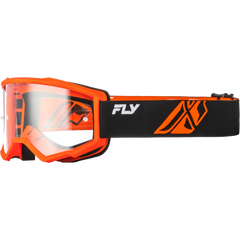 [Color:::Black / Orange - Clear Lens] Fly Focus Goggle