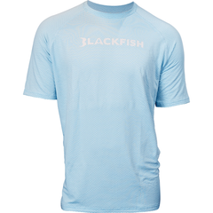 BlackFish CoolCharge UPF Angler Short Sleeve - Light Blue
