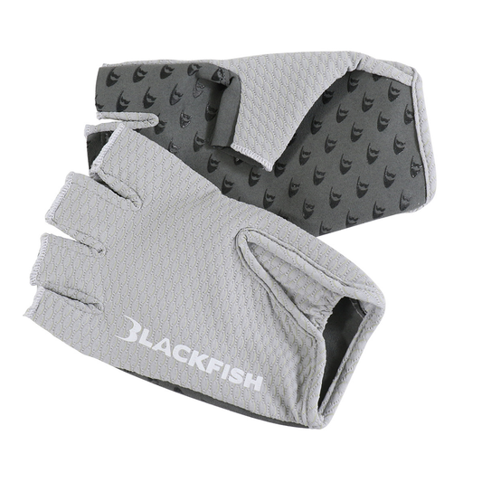 BlackFish Angler Sun Glove - Grey