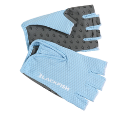 BlackFish Angler Sun Glove - Light Blue