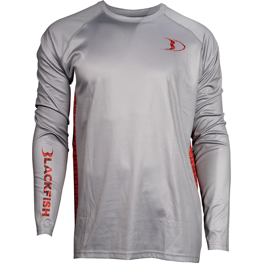 BlackFish Guide UPF Long Sleeve - Red Digital