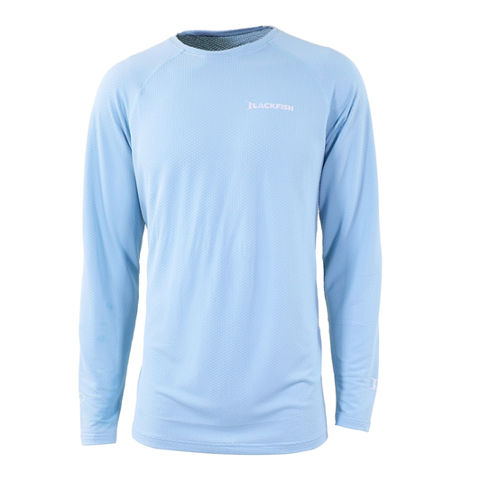 BlackFish CoolCharge UPF Angler Long Sleeve - Sky Blue