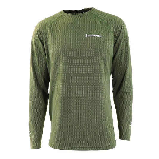 BlackFish CoolCharge UPF Angler Long Sleeve - Mayfly Green