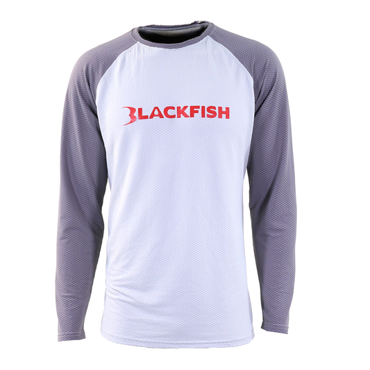 BlackFish CoolCharge UPF Angler Long Sleeve - Grey Storm
