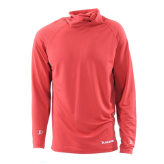 BlackFish CoolCharge UPF Angler Sun Hoodie - Molten Red