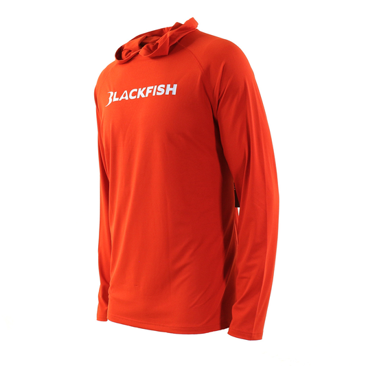 BlackFish Swift UPF Sun Hoodie - Molten Red