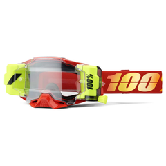 [Color:::Red / Clear Lens] 100% Armega Forecast Goggles