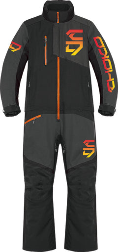 [Color:::Black / Grey / Flame Print] Choko Pilot Insulated Monosuit