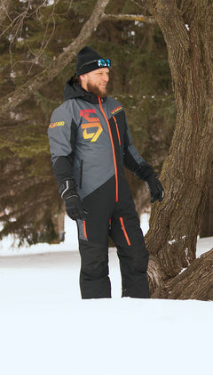 [Color:::Black / Grey / Flame Print] Choko Neutron Flotation Monosuit