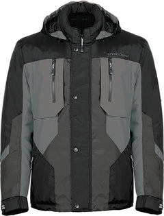 [Color:::Grey] Choko Core Men's Nylon Jacket