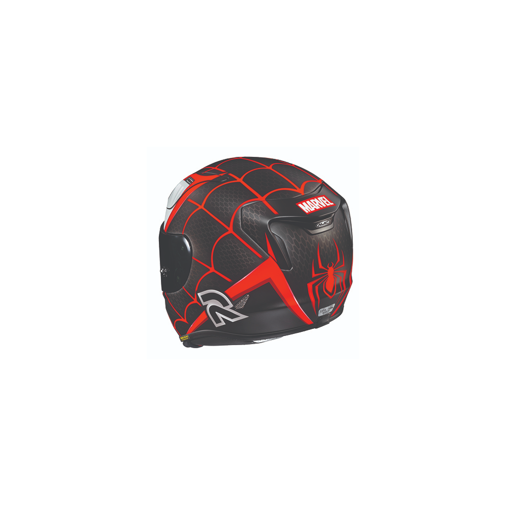 black spiderman motorcycle helmet HJC RPHA 11 Pro Spiderman Miles Morales – Up North Sports