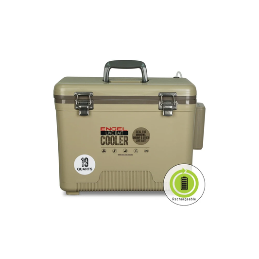 Engel 19Qt Live Bait Pro Cooler with Rechargeable Aerator