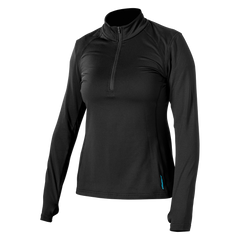 Castle X Women's Regulator 1/4 Zip Top Base Layer Black