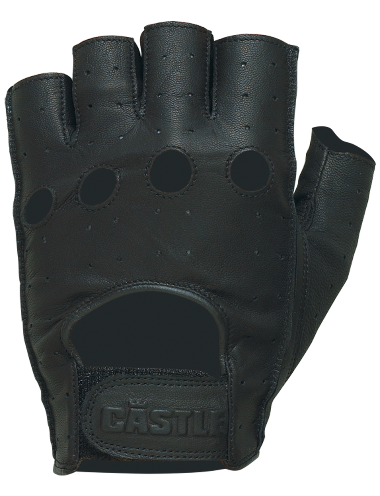 CASTLE FINGERLESS GLOVES Front