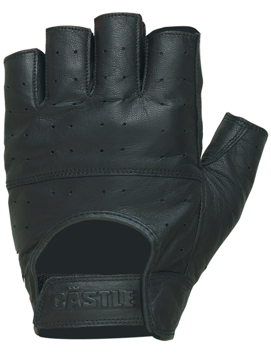 CASTLE GEL FINGERLESS GLOVES Front
